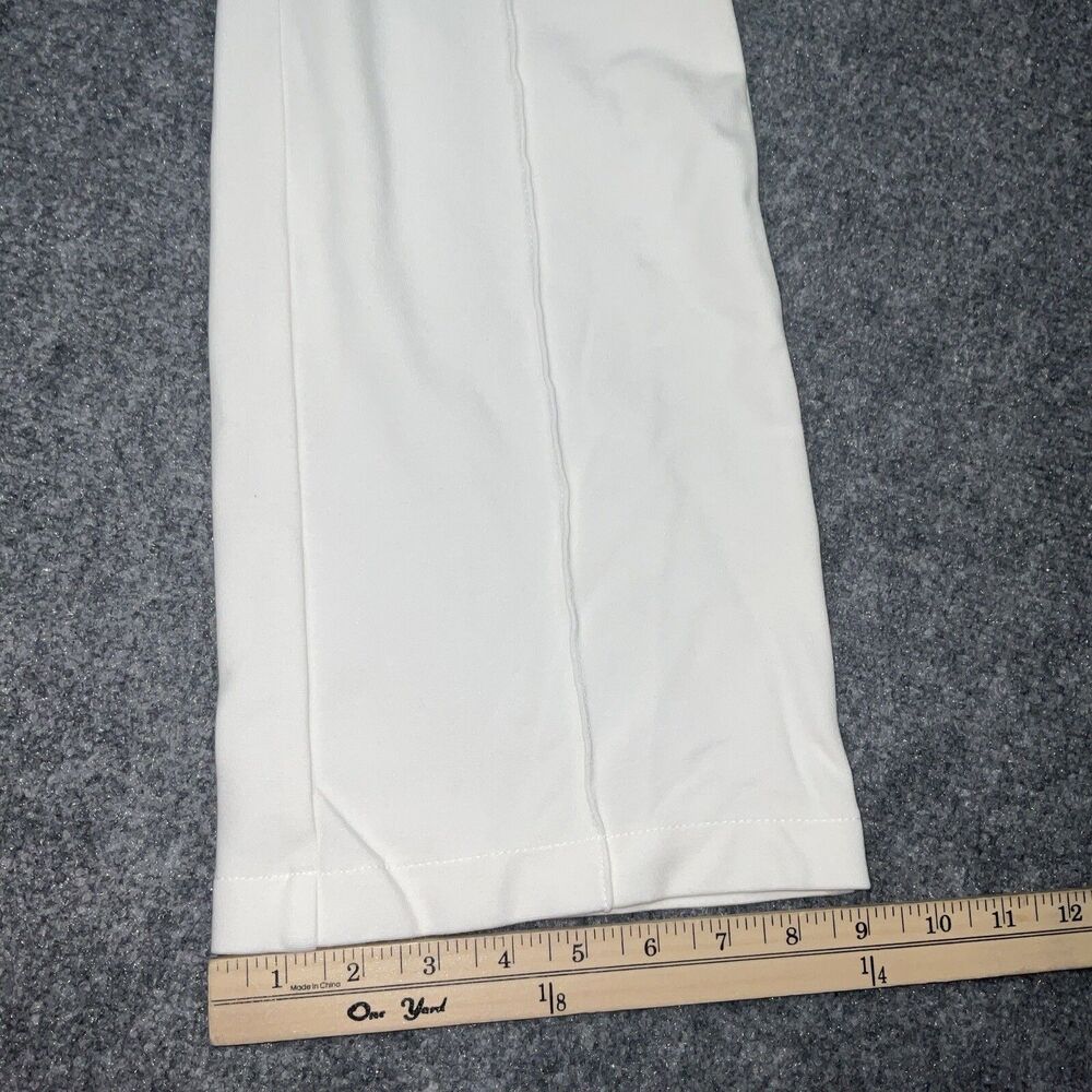 Lafayette Pants Womens Size S Off White Ponte Pull On Crop - Picture 8 of 9